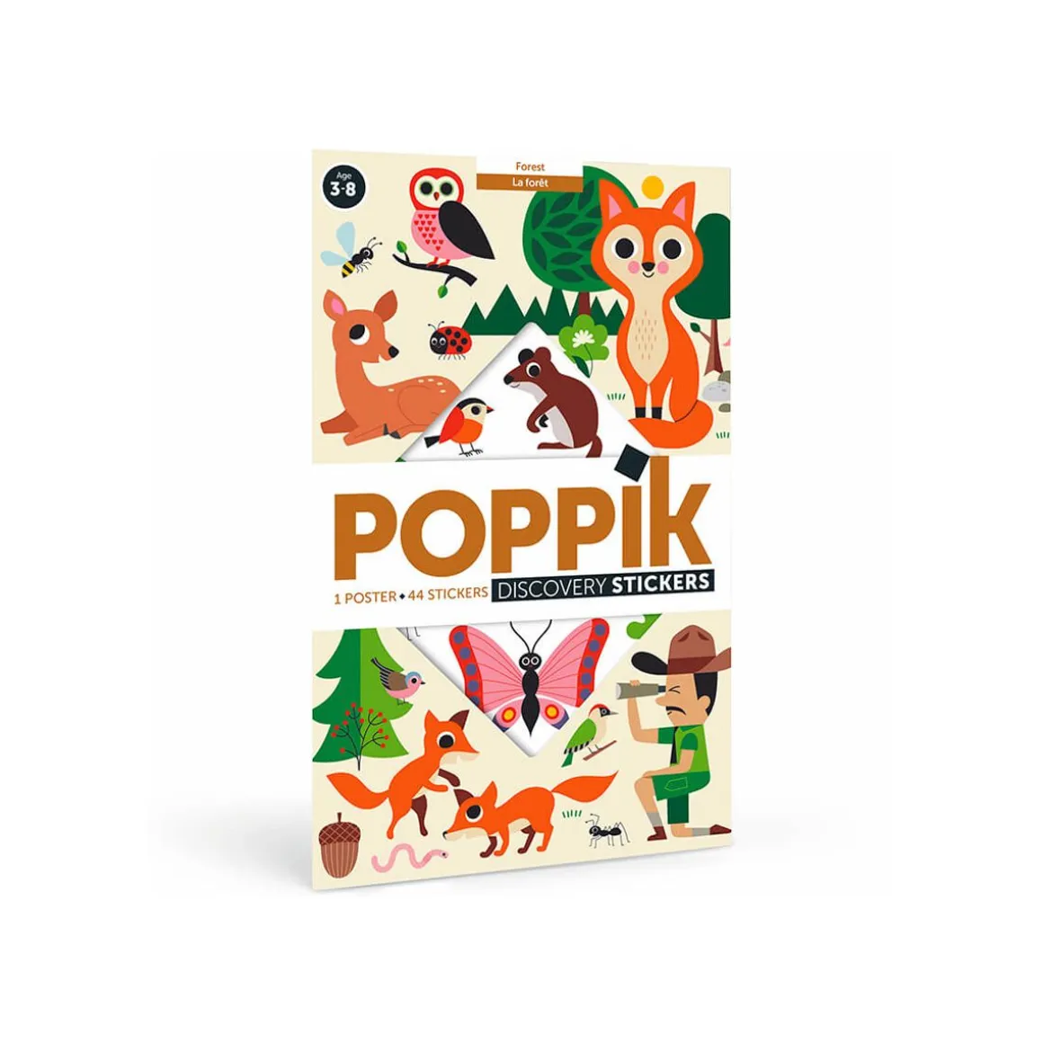 Poster en stickers "dans la forêt"