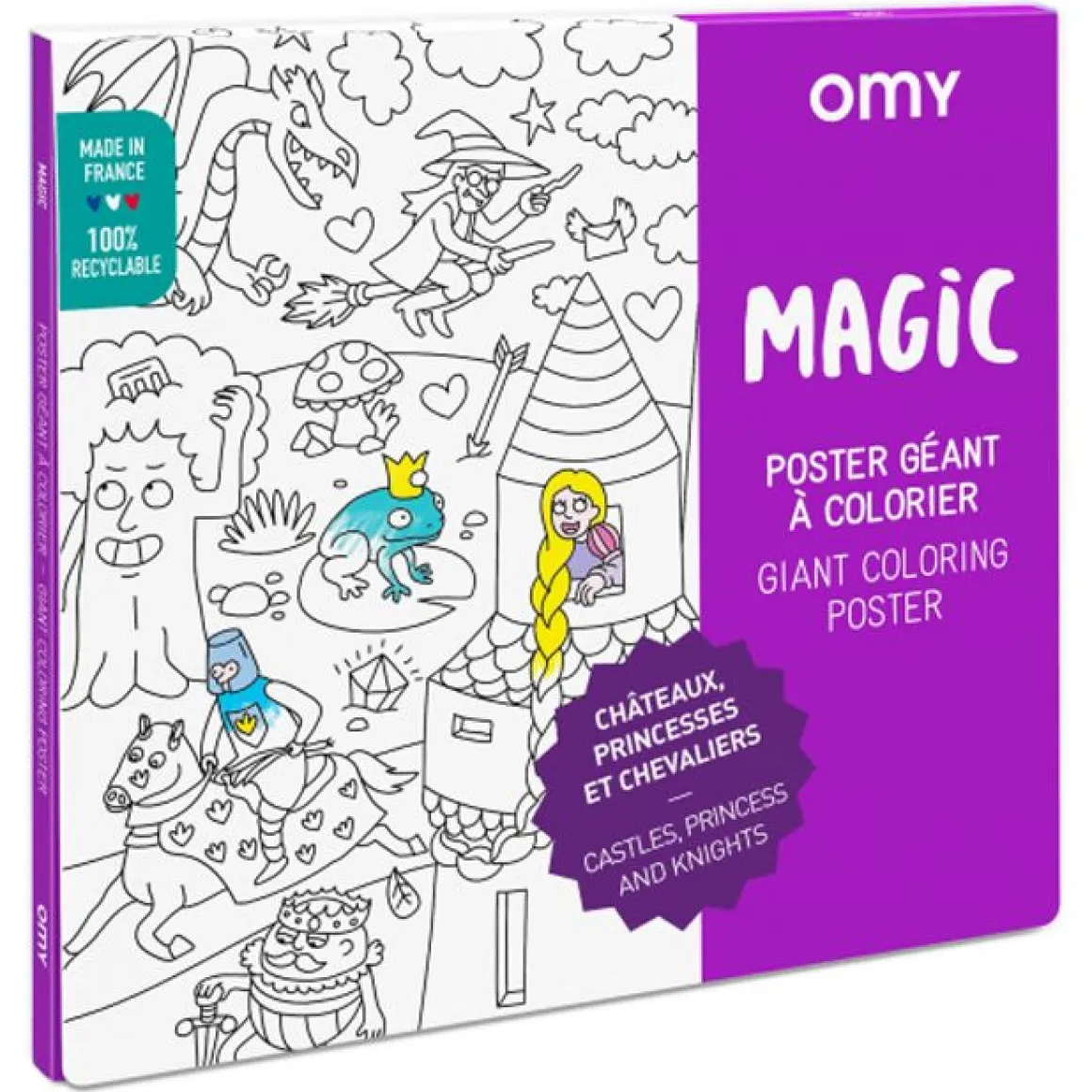 Poster géant Magic à colorier