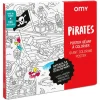 Poster géant Pirates à colorier