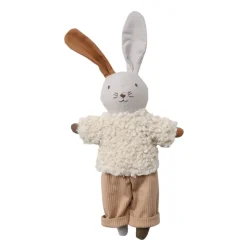 Poupée en tissu Lapinou pantalon velours