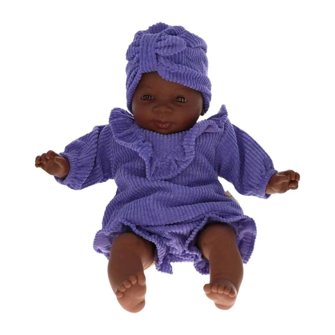 Poupée Rosie tenue velours violet lavande