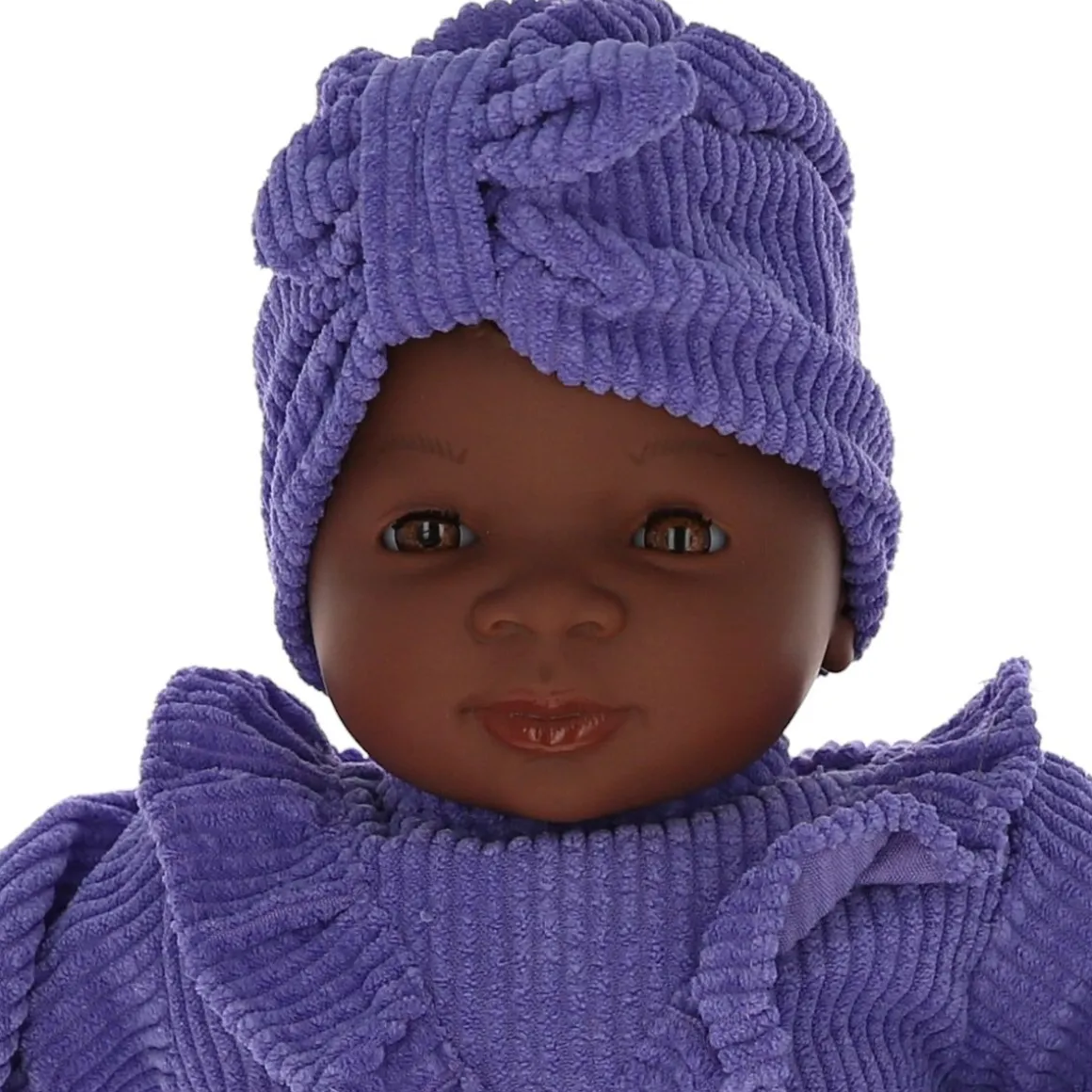 Poupée Rosie tenue velours violet lavande