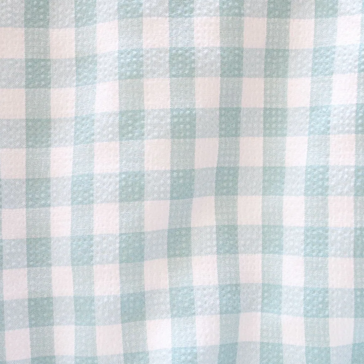 Poussette poupée vichy vert