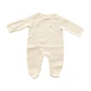 Pyjama bébé crème pointelle
