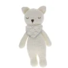 Renard argenté debout en crochet