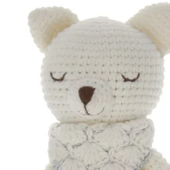Renard argenté debout en crochet