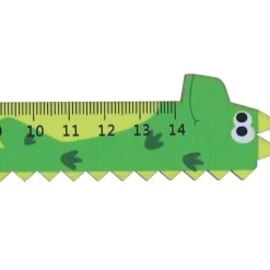 Règle dinosaure verte