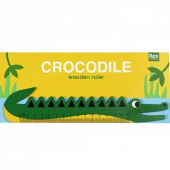 Règle en bois crocodile