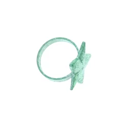 Rond de serviette étoile vert