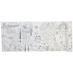 Rouleau de 10 posters à colorier - Monde féérique
