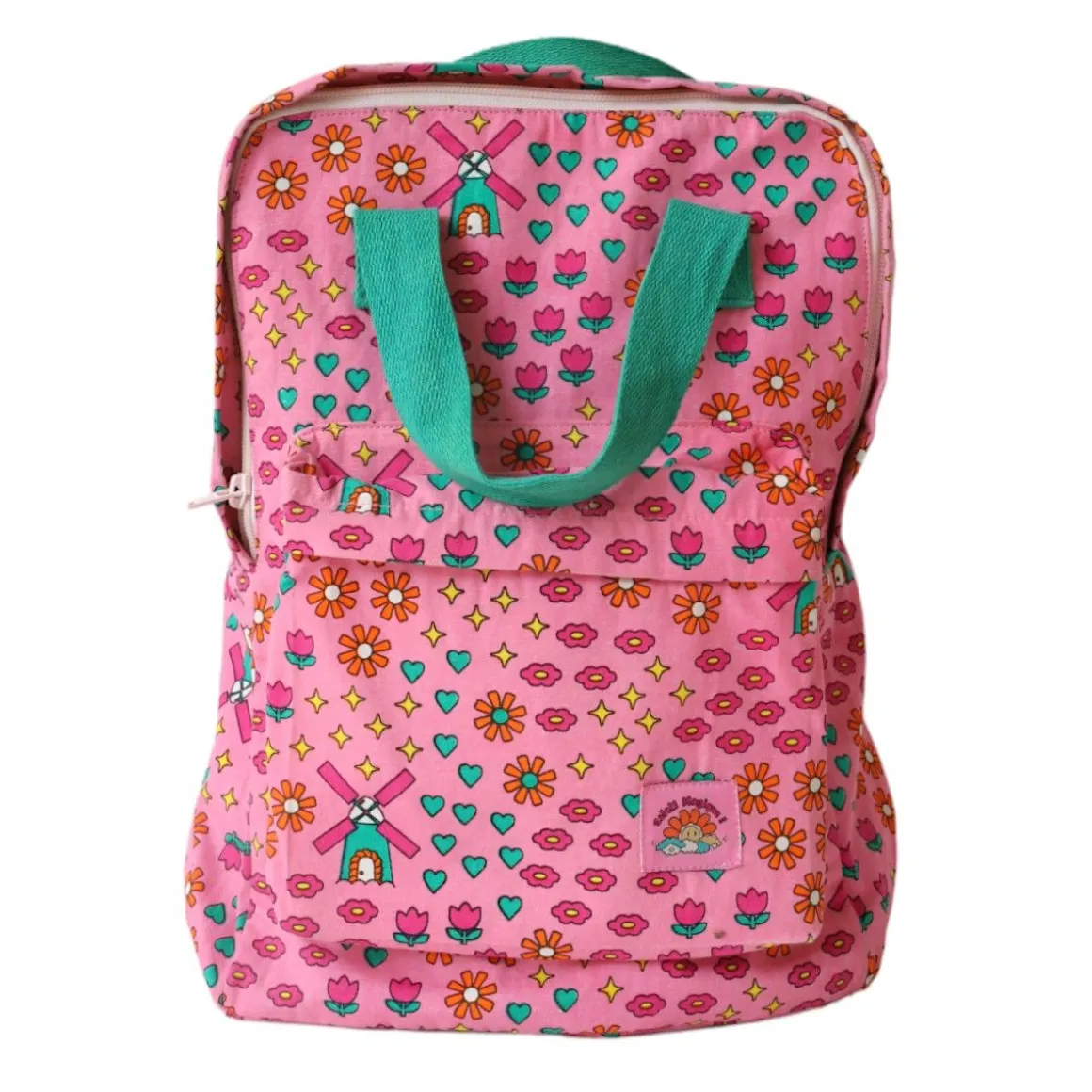 Sac à dos double poignées Tulipes - Zou Bisou Bisou