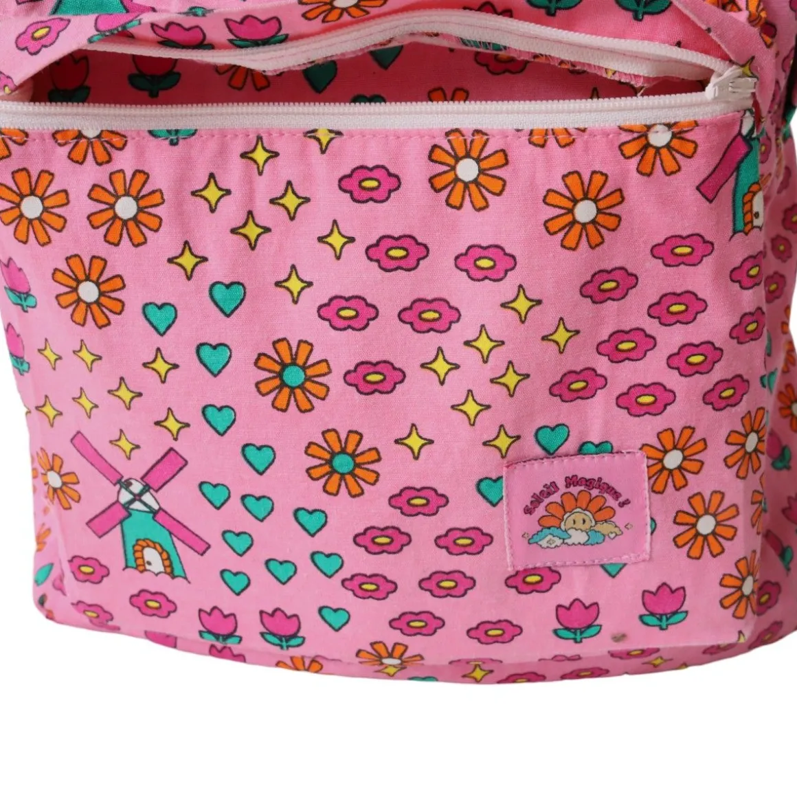 Sac à dos double poignées Tulipes - Zou Bisou Bisou