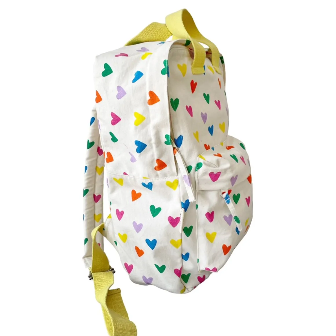 Sac à dos enfant double poignées multicœurs