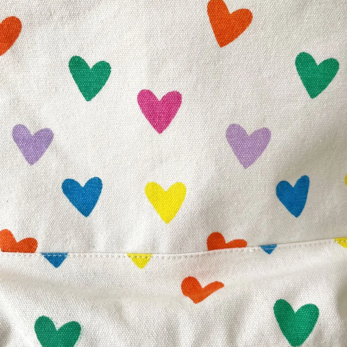 Sac à dos enfant double poignées multicœurs