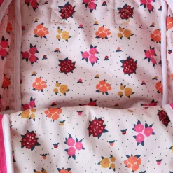 Sac à dos enfant en velours rose - La vie en rose