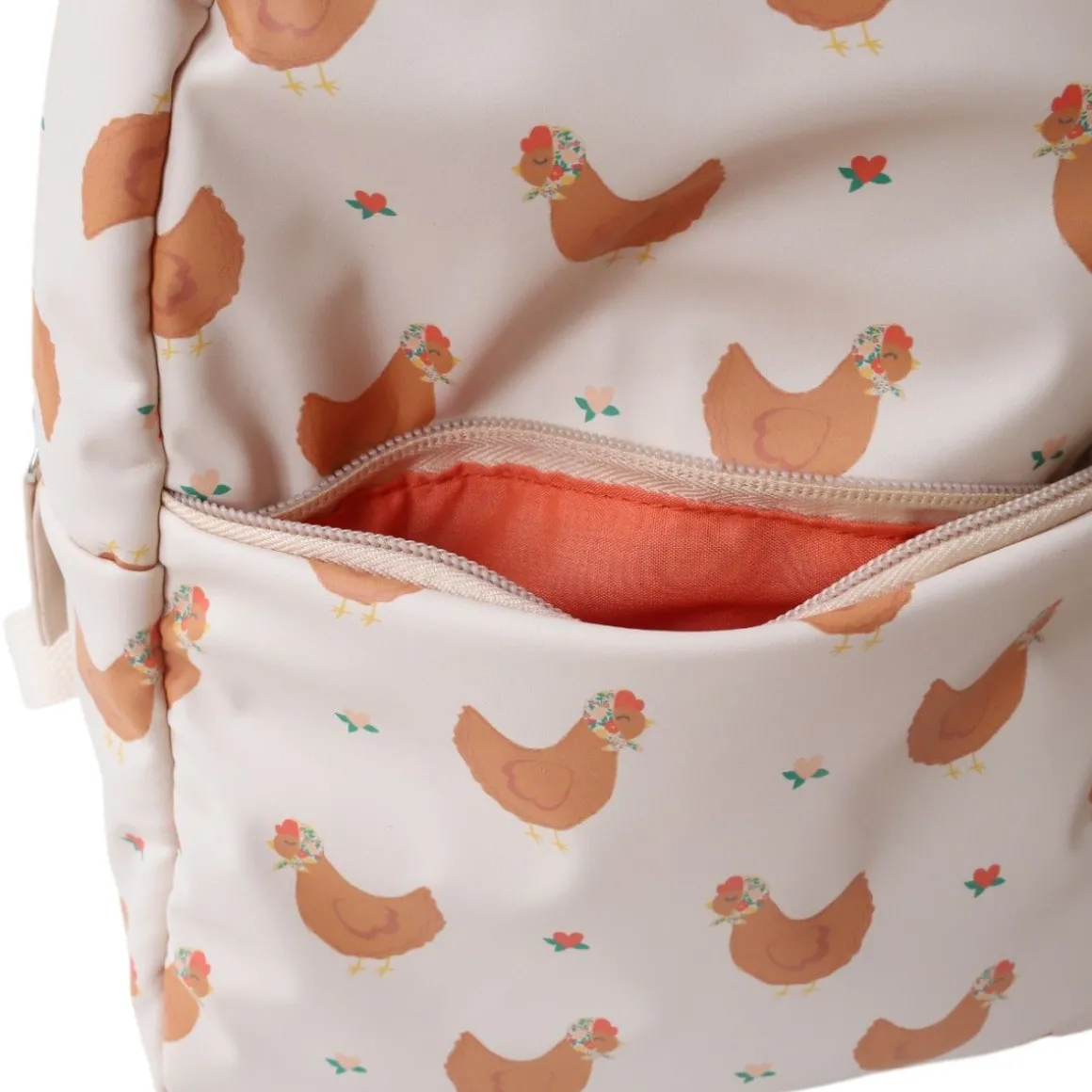 Sac à dos enfant poules - La petite poule rousse
