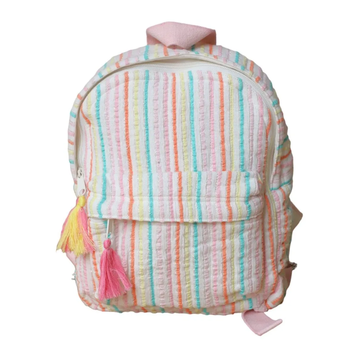 Sac à dos enfant rayé multicolore - Miaou