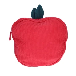 Sac à dos enfant velours pomme - Dans mon jardin