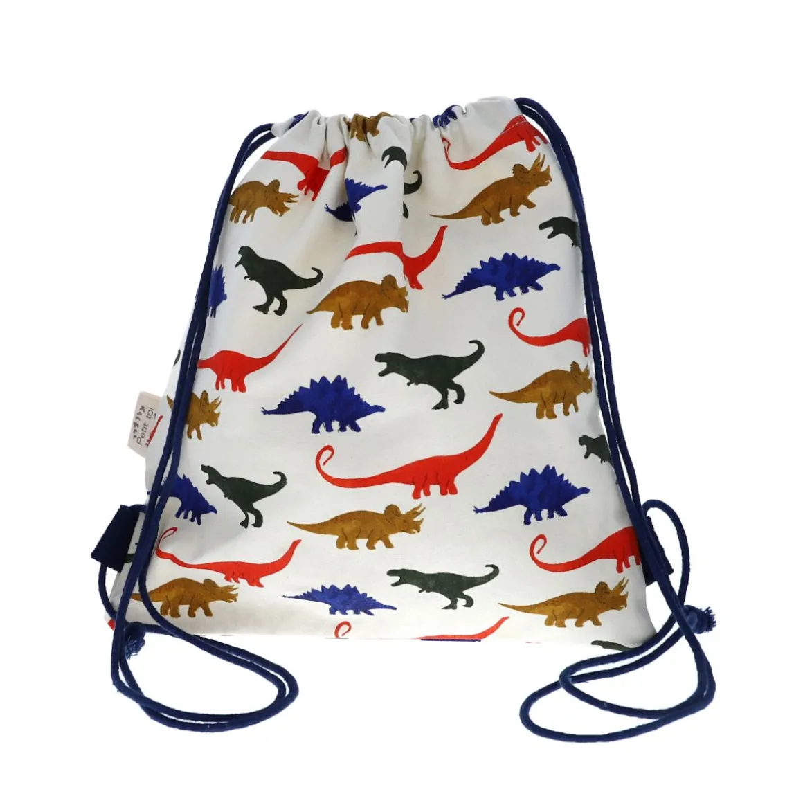 Sac à dos pochon enfant dinosaures