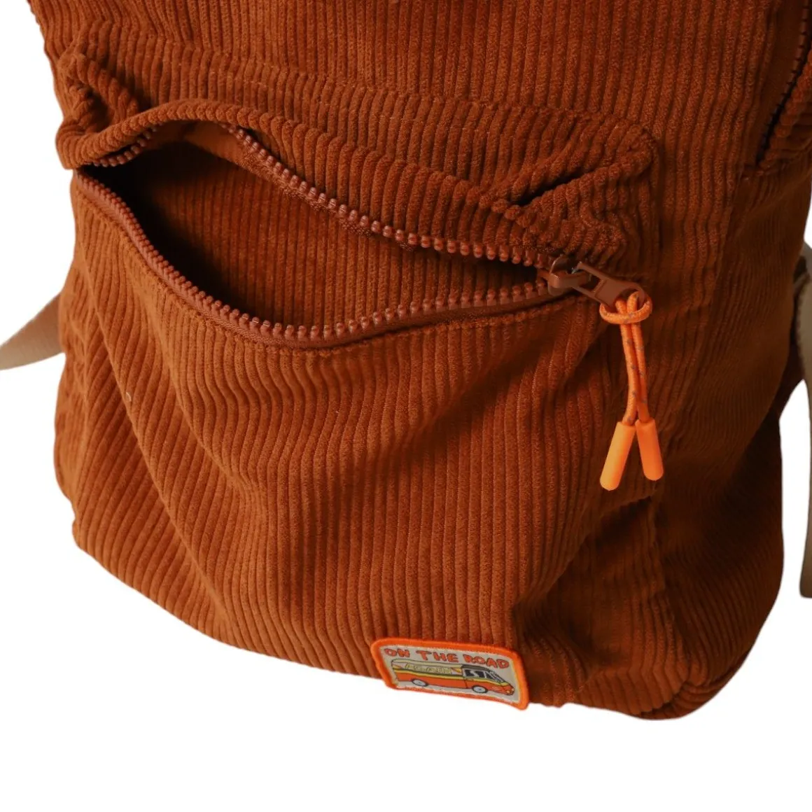 Sac à dos velours marron - Road trip