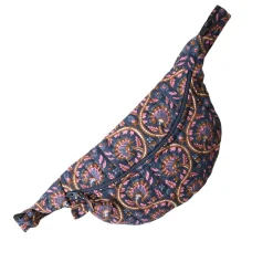Sac banane block print bleu - Mariage Indien
