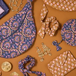 Sac banane block print curry - Mariage Indien