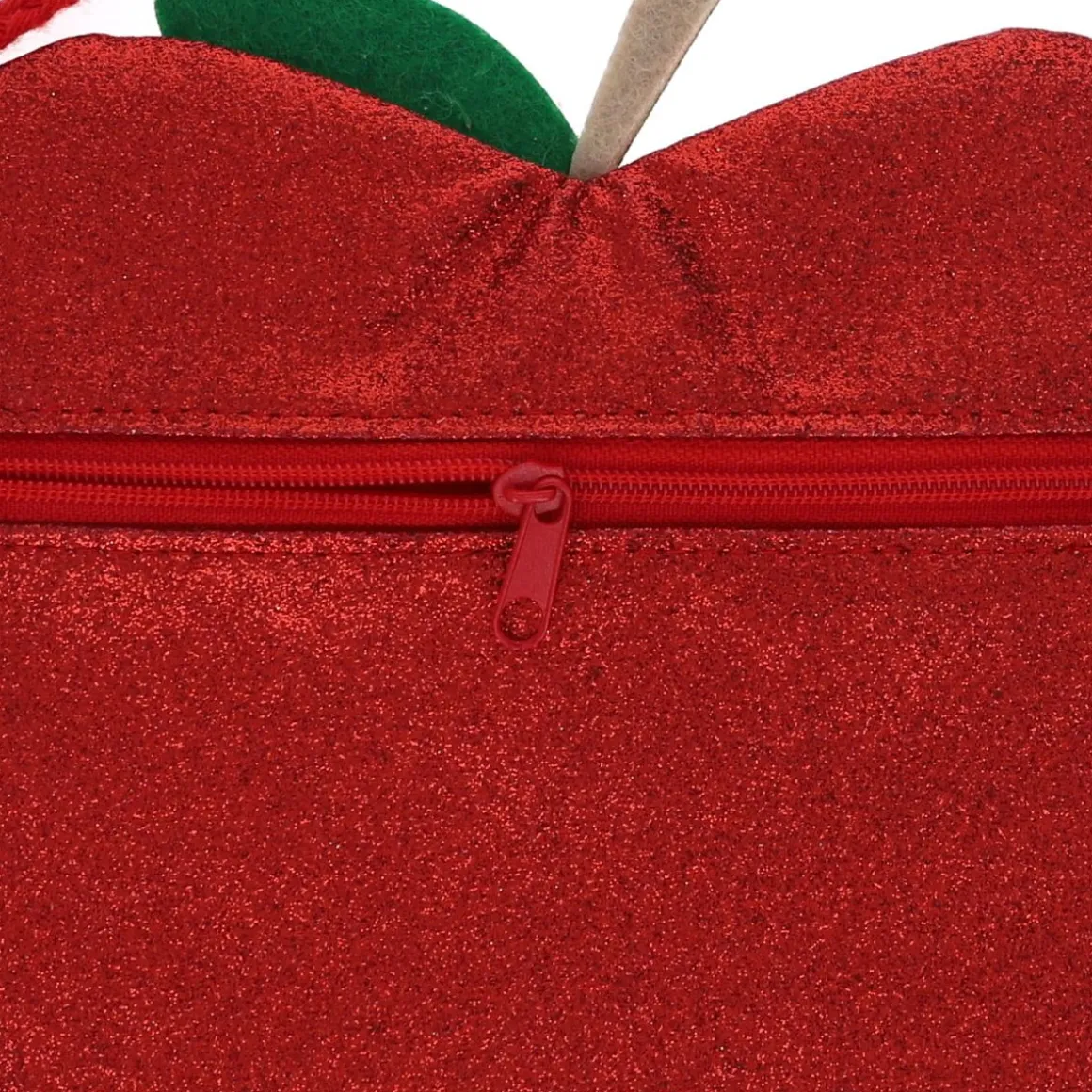 Sac bandoulière pomme rouge à paillettes - Dans mon jardin