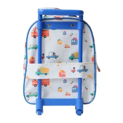 Sac cartable à roulettes véhicules et chiens - Croquette