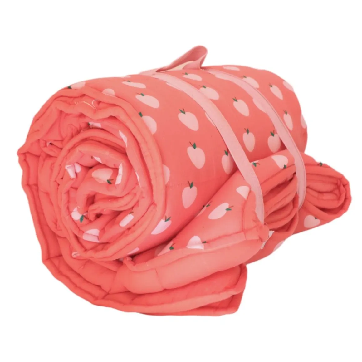 Sac de couchage enfant rose Pommes - Dans mon jardin
