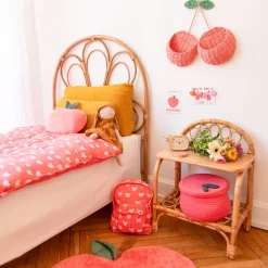 Sac de couchage enfant rose Pommes - Dans mon jardin