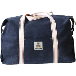 Sac week-end en toile bleu marine