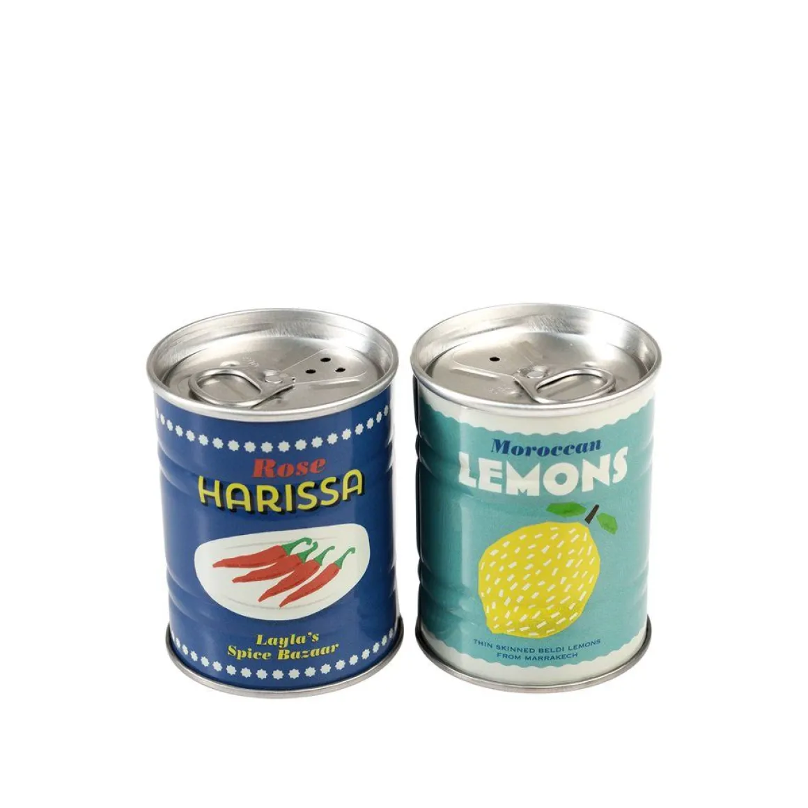 Salière et poivrière citron et harissa