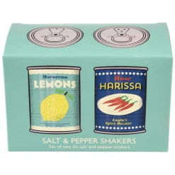 Salière et poivrière citron et harissa