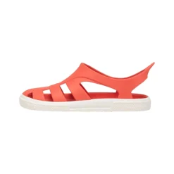 Sandales de plage enfant corail et blanc