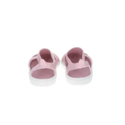 Sandales de plage rose et blanche