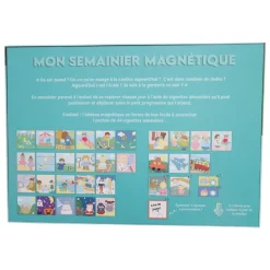 Semainier magnétique bus imagé