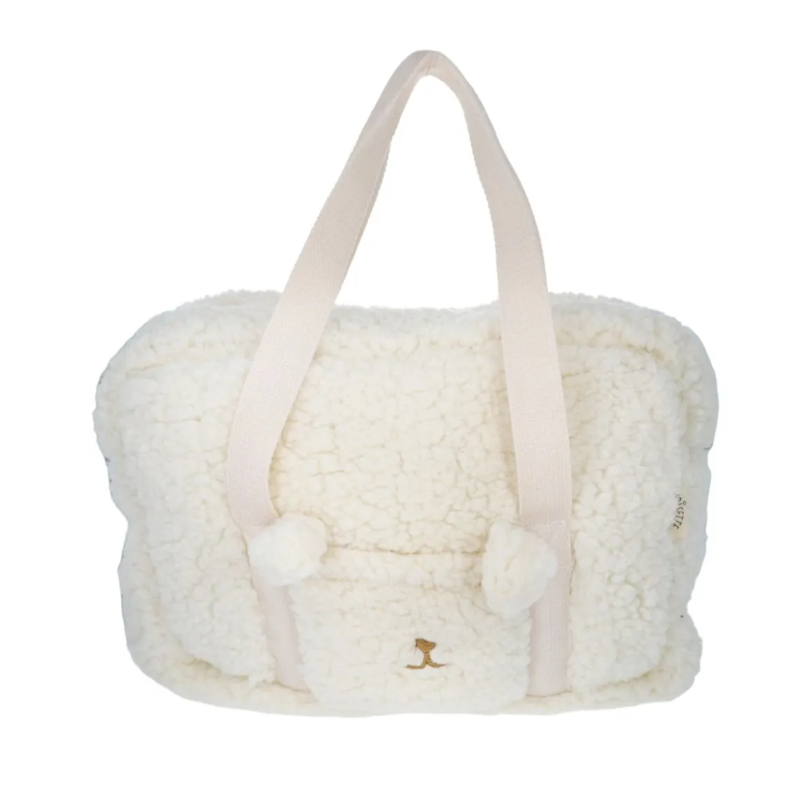 Set à langer pour poupée sherpa blanc - Doux comme un agneau