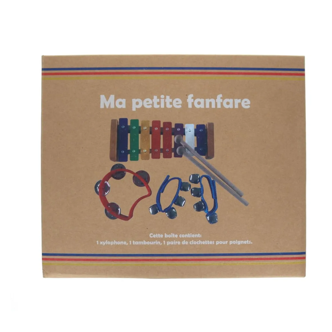 Set de 3 instruments de musique "Ma petite fanfare"