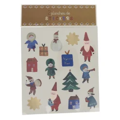 Set de 2 planches de stickers Noël