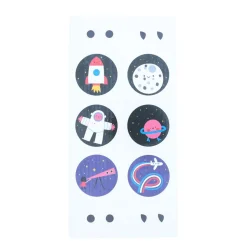 Set de 2 planches de tatouages temporaires "Astro"