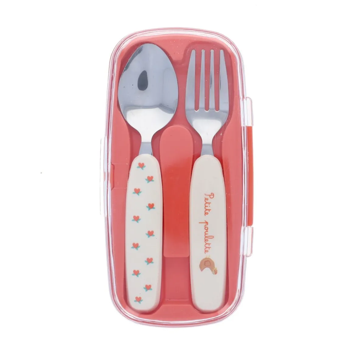 Set de couverts - La petite poule rousse