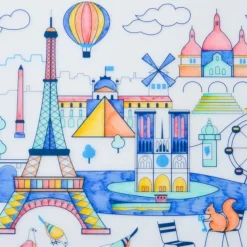 Set de table à colorier en silicone 