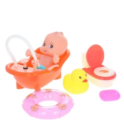 Set jeu salle de bain bébé miniature