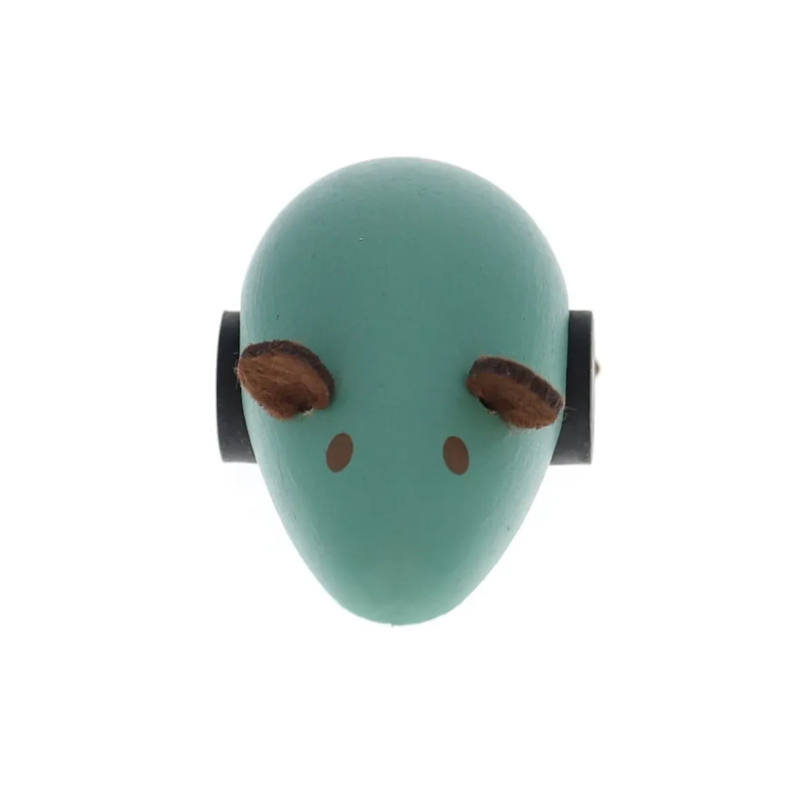 Souris verte en bois à remonter