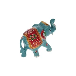 Statuette éléphant bleu