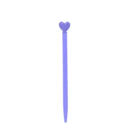 Stylo métal cœur lilas