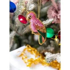 Suspension de Noël perroquet