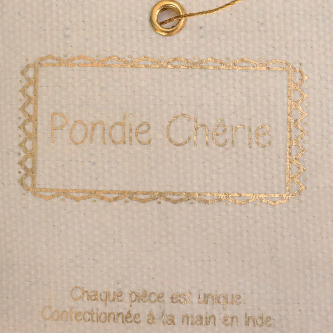 Suspension indienne colorée polka