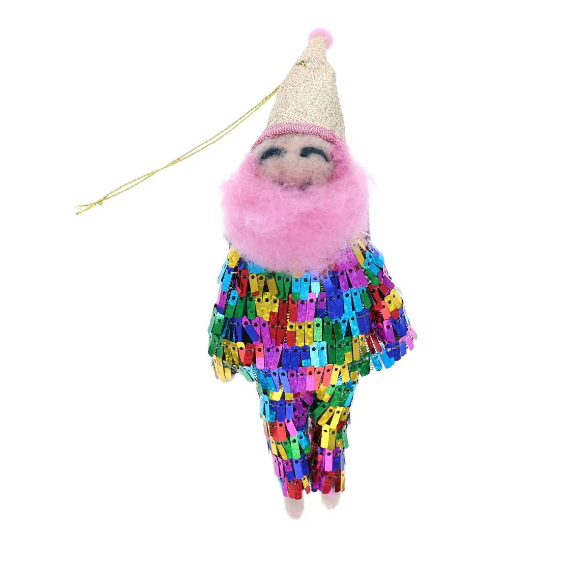 Suspension Père Noël disco