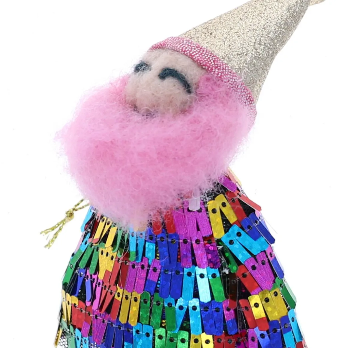 Suspension Père Noël disco